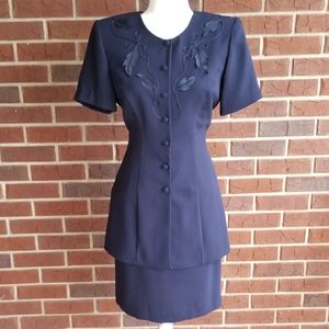 Studio I Petite Classy Short Sleeve OnePiece Dress